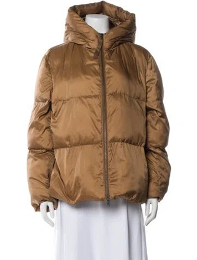 Pre-owned Vince Nylon Jacket In Brown