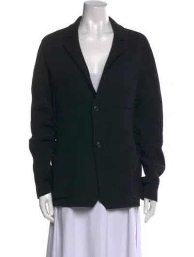 Pre-owned Vince Nylon V-neck Sweater In Black