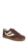 Vince Oasis Brogue Sneaker In Burgundy