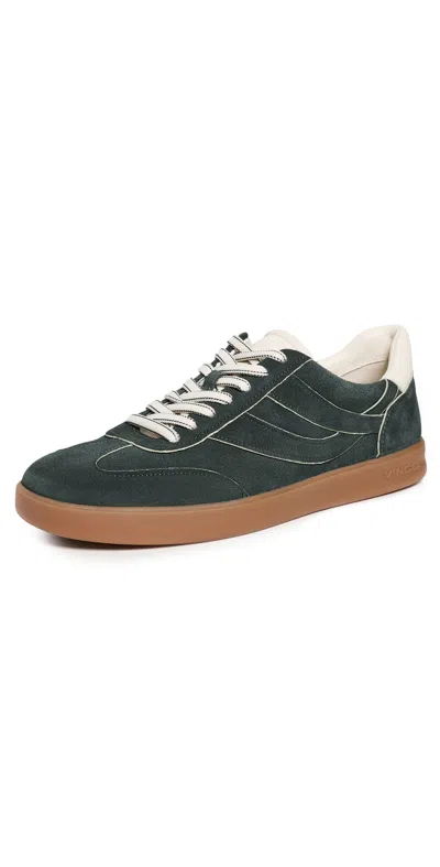 Vince Oasis Suede Sneaker In Green