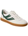 Vince Oasis Leather & Suede Sneaker In Chk/pinegreen