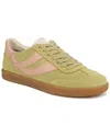 Vince Oasis Leather Lace-up In Citrus/blush
