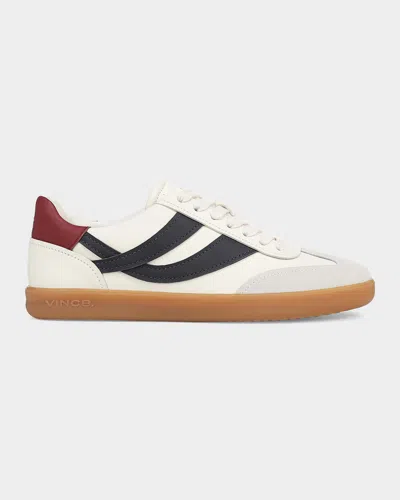 Vince Oasis Leather Low-top Sneakers In White