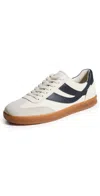 Vince Men's Oasis Leather Lace Up Sneakers In Whitefoam
