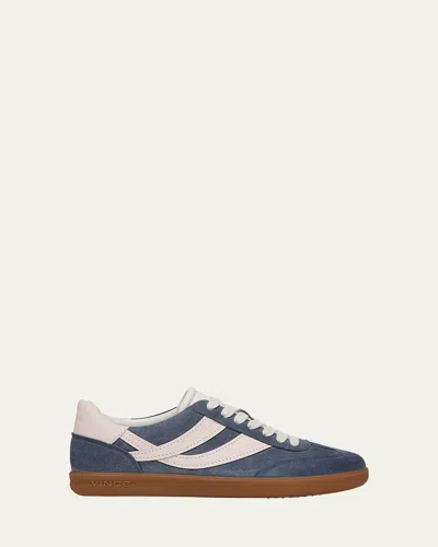 VINCE OASIS MIXED LEATHER RETRO SNEAKERS