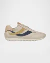Vince Oasis Leather Lace-up Runner In Multi