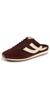 Vince Oasis Runner Mules Chili Brown In Brown