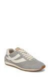 Vince Oasis Mixed Leather Retro Sneakers In Fog Grey