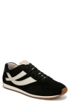 Vince Men's Oasis Runner Leather Low-top Sneakers In Black/moonlight