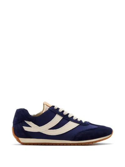 Vince Oasis Mixed Leather Runner Sneakers In Multi