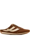 Vince Oasis Runner Mules Chili Brown In Brown