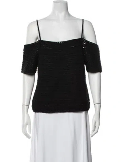 Pre-owned Vince Off-the-shoulder Sweater In Grey
