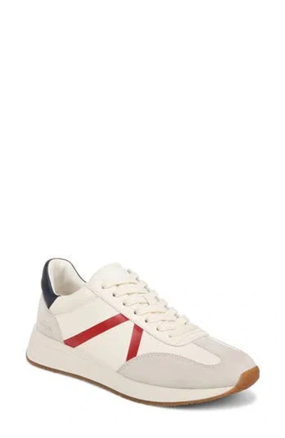 Vince Ohara Sneaker In Milk/crimson/blue