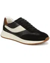 Vince Olla Runner Leather Sneaker In Black