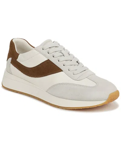 Vince Olla Runner Leather Sneaker In White