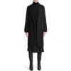 Vince One-button Long Coat In Black