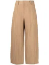 Vince Weite Hose Mit Patch In Brown