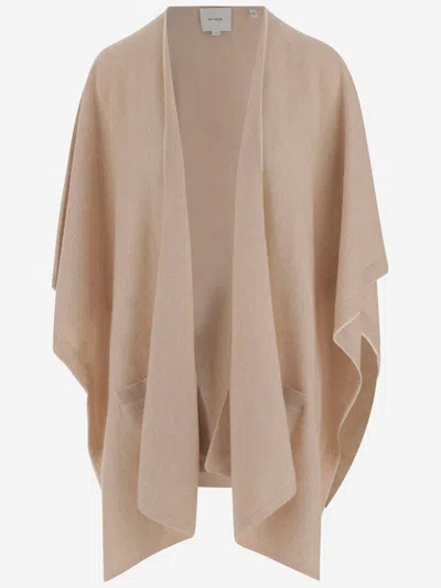 Vince Open-front Cashmere Cardigan In Neutral