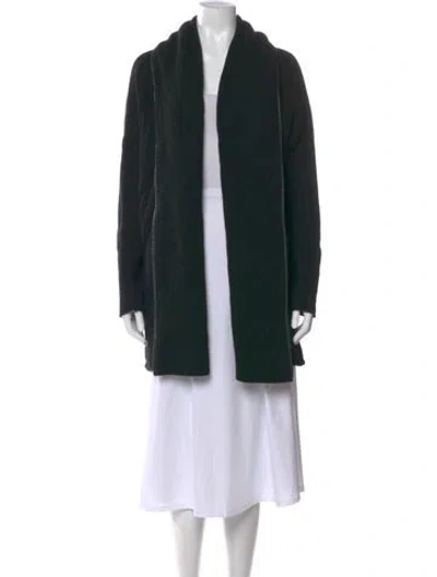 Pre-owned Vince Open Front Sweater In Blue