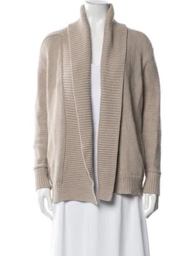 Pre-owned Vince Open Front Sweater In Blue