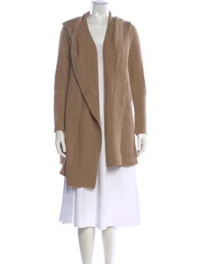 Pre-owned Vince Open Front Sweater In Neutral