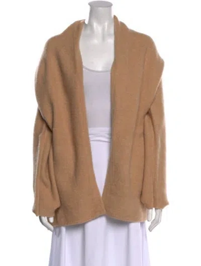 Pre-owned Vince Open Front Sweater In Neutral