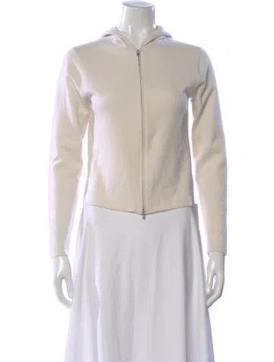 Pre-owned Vince Open Front Sweater In Neutral