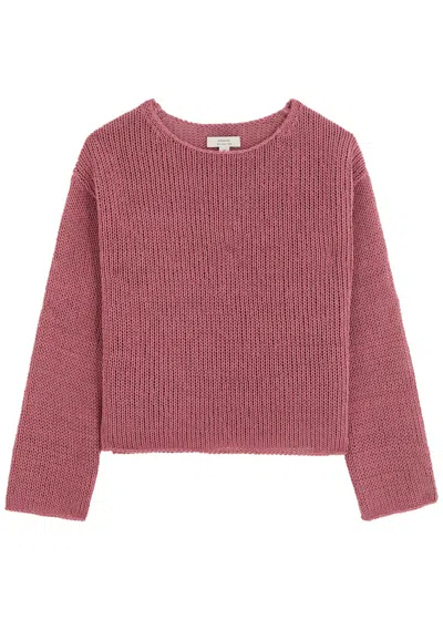 VINCE VINCE OPEN-KNIT JUMPER
