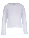 Vince Open-knit Jumper In White
