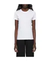 Vince Essential Crew Neck Short Sleeve T-shirt In White In White