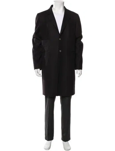 Pre-owned Vince Overcoat In Black