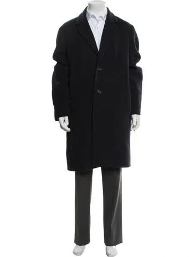 Pre-owned Vince Overcoat In Black