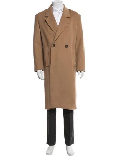 Pre-owned Vince Overcoat In Neutral