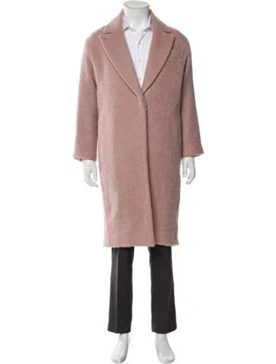 Pre-owned Vince Overcoat In Pink