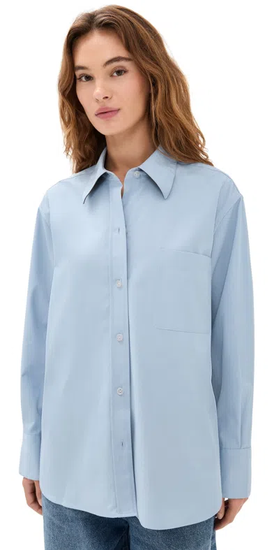 Vince Oversized Shirt Amalfi In Blue