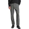 Vince Owen Athletic Fit Flat Front Mélange Dress Pants In Gray