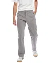 Vince Dylan Slim Fit Peached Stretch Cotton Pants In Gray
