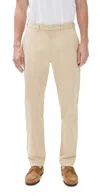 Vince Cotton Owen Straight Trousers In Neutral