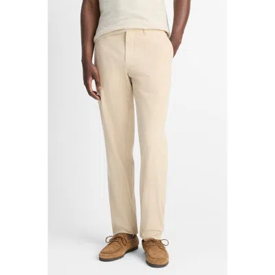 VINCE VINCE OWEN FLAT FRONT COTTON CHINOS