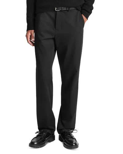 Vince Owen Officer Regular Fit Chino Pants In Black