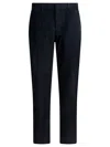 Vince Owen Athletic Buttoned-pocket Trousers In Black