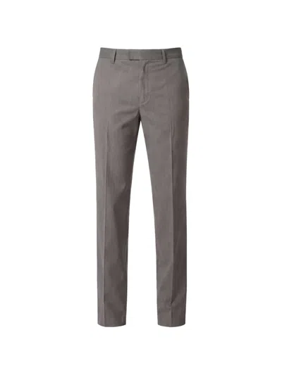 Vince Owen Press-crease Trousers In Gray