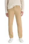 Vince Owen Stretch Cotton Chinos In Neutral