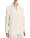Vince Contrast Collar Oxford Button-up Shirt In Butter