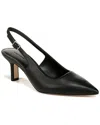 Vince Devi Smooth Leather Slingback Pumps In Black