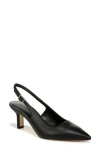 Vince Pandora Pointed Toe Slingback Pump In Black