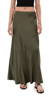 Vince Panelled Bias Skirt Herba