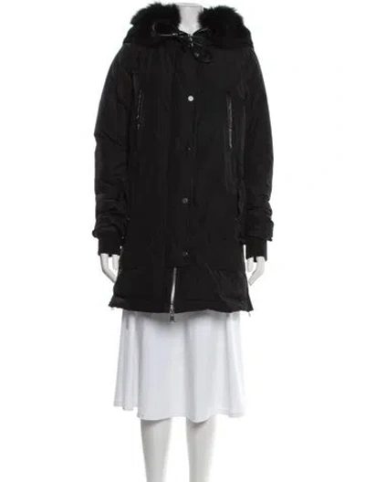Pre-owned Vince Parka In Black