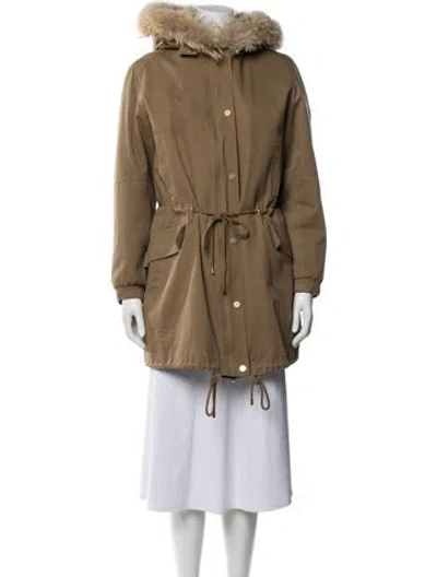 Pre-owned Vince Parka In Brown