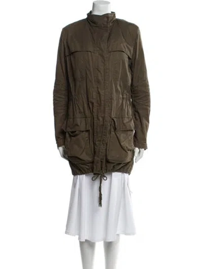 Pre-owned Vince Parka In Green